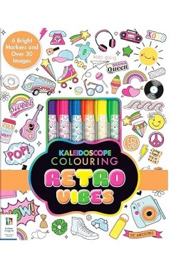 Kaleidoscope Colouring Kit Retro Vibes
